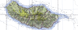 Madeira alternativer Kartenausschnitt