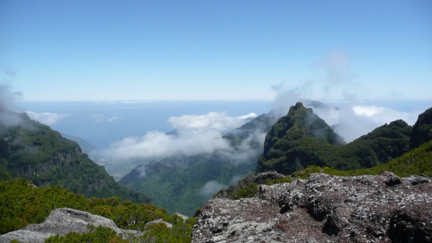 Wolken über Sao Vicente
