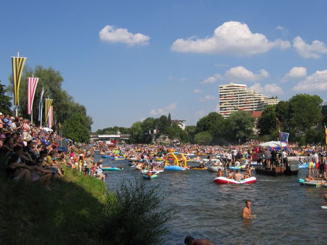 Ulm an der (verstopften) Donau