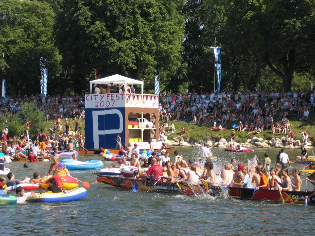 parken und feiern