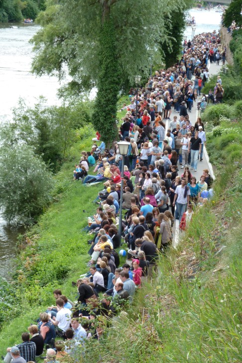 Zuschauermassen