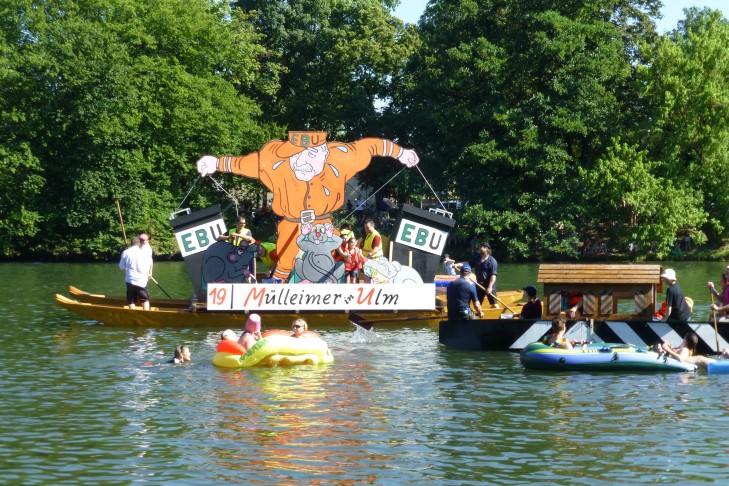 Mlleimer in Ulm