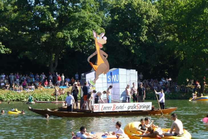 Leerer Beutel - groe Sprnge
