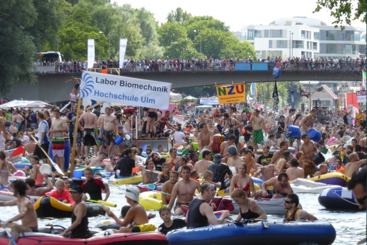 Donau kaum zu sehen