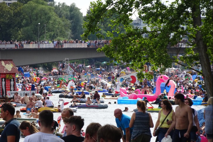Wasserschlacht auf der Donau